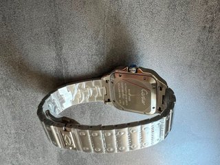 Reloj Plata y Blanco