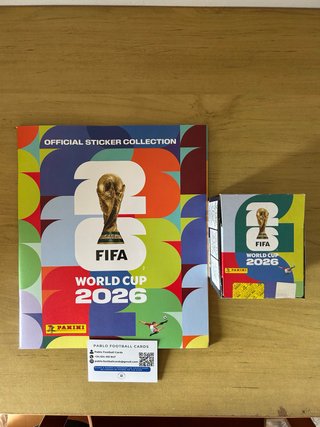 ÁLBUM Y CAJA FIFA WORLD CUP MUNDIAL 2026 STICKERS