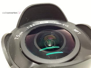 objetivos samyang samyang 7.5mm f/3.5 umc fish-eye mft para micro 4/3