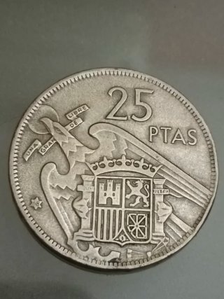 5 Pesetas 1957 Franco Caudillo de España