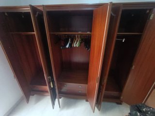 Dormitorio Matrimonio Madera Robusta 1.35