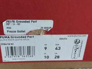 Scarpe Puma Grounded Perf nere e gialle