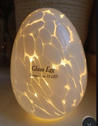 Lámpara Huevo Decorativa 10 LED