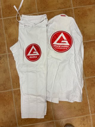Kimono Gracie Barra GB1 Blanco, TallaA1