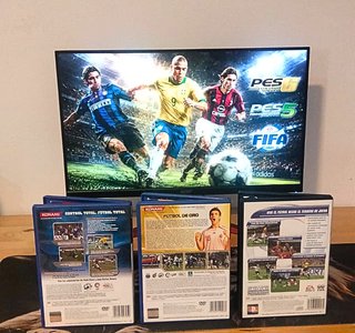🇪🇸 Pack 3 Juegos PS2: PES 6 + PES 5 + FIFA 2001
