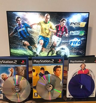 🇪🇸 Pack 3 Juegos PS2: PES 6 + PES 5 + FIFA 2001