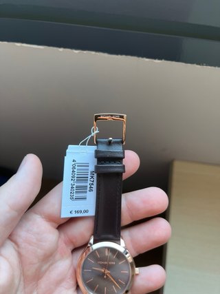 Reloj Michael Kors Slim Runway Marrón/Dorado
