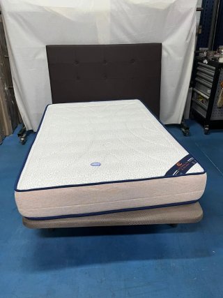 Base Tapizada + Colchón 120x180