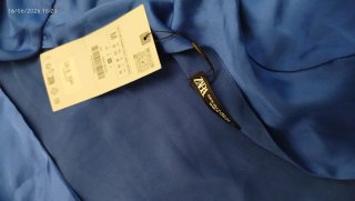 Zara Top Bluette Taglia M
