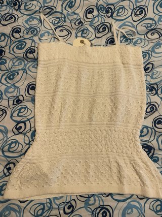Top Naëlle  blanco talla S con etiquetas
