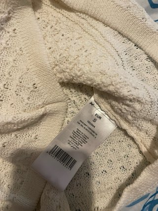 Top Naëlle  blanco talla S con etiquetas