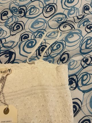 Top Naëlle  blanco talla S con etiquetas