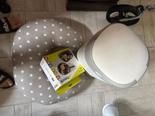 Cuscino allattamento, specchio auto neonato