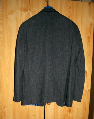 Americana Tommy Hilfiger. Lana gris, talla 48