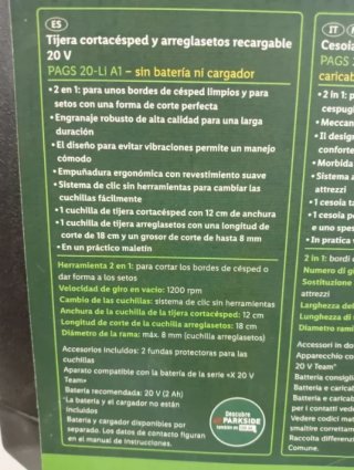 Cortasetos de Mano PARKSIDE