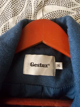 Abrigo Gestuz azul talla S