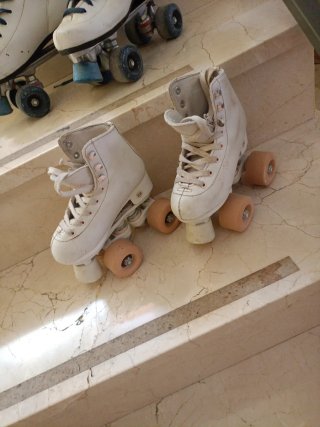 Patines blancos para niños