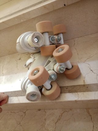 Patines blancos para niños