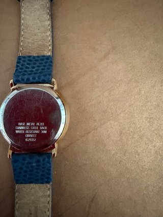 Reloj Junghans Mujer Dorado y Azul