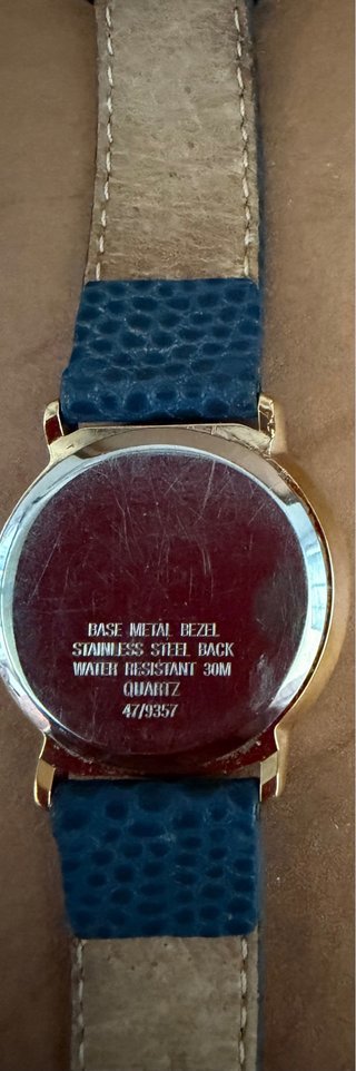 Reloj Junghans Mujer Dorado y Azul