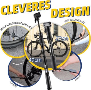 Bomba Mini Bicicleta 80 PSI