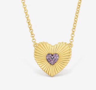 Collar Corazón Tous Baño Oro 18kt Plata