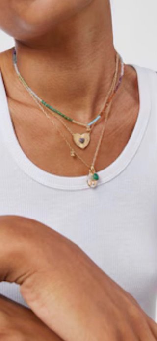 Collar Corazón Tous Baño Oro 18kt Plata