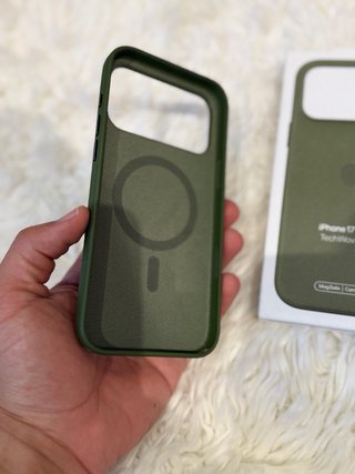 Funda iPhone 17 Pro Max TechWoven Verde