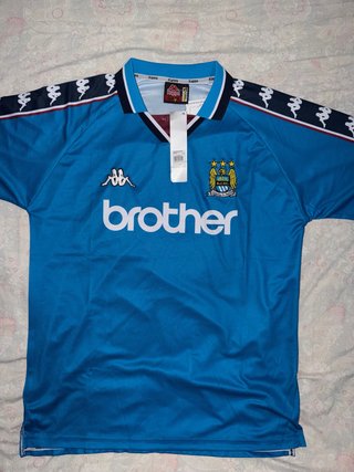 Camiseta Manchester City Retro