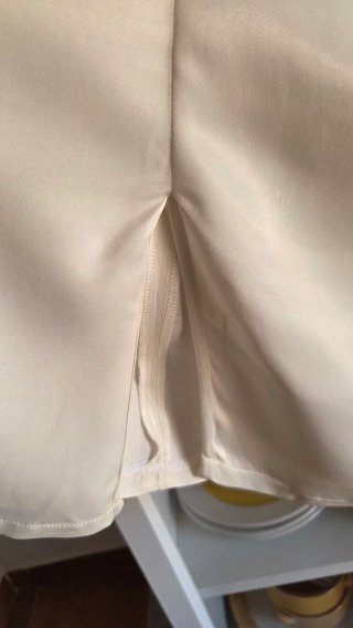 Falda Zara Beige Talla XS