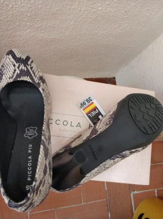 Zapatos Piccola Piu Piel Nuevos