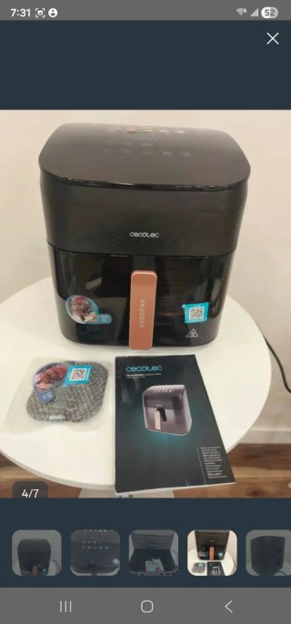 Freidora Cecotec Cecofry & Grill Smoking 8
