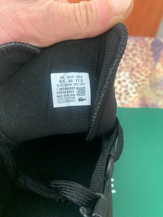 Zapatillas Lacoste Negras