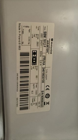 Frigorífico Hotpoint Ariston No Frost