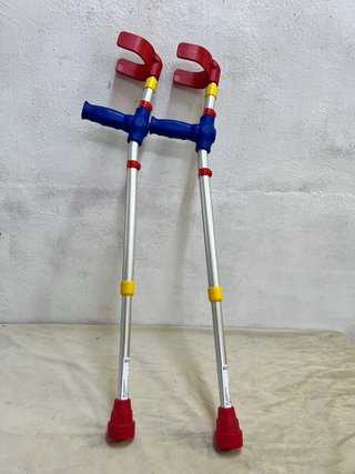 PEPE Mobility Muletas Niño Regulables Aluminio (x2