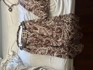 Conjunto Zara Falda y Top Estampado