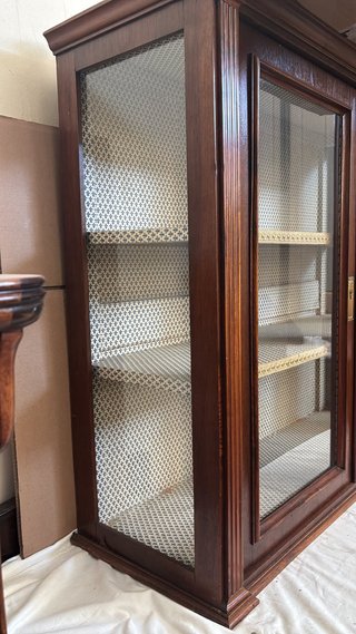 Vetrina antica mogano primi '900