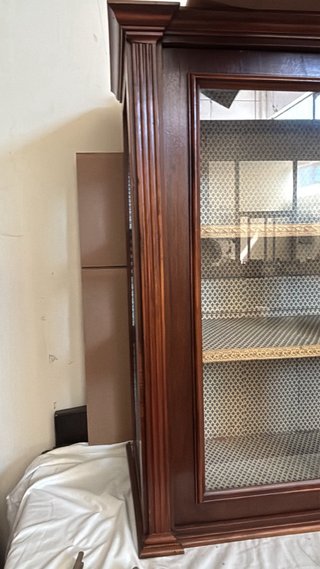 Vetrina antica mogano primi '900