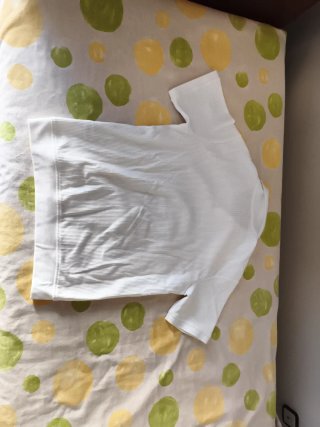 Camisa Zara blanca de manga corta