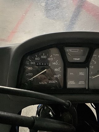 Honda Transalp 600 V Azul y Blanca