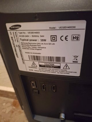 Televisor Samsung Negro
