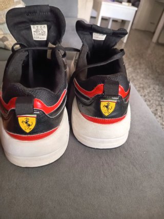 Zapatillas Puma Hombre Negras y Plateadas