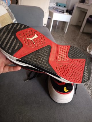 Zapatillas Puma Hombre Negras y Plateadas