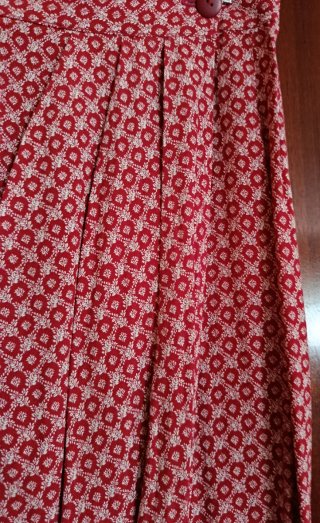 Falda larga estampada