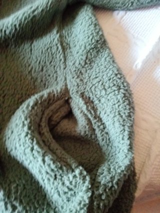 Chaqueta polar verde oliva