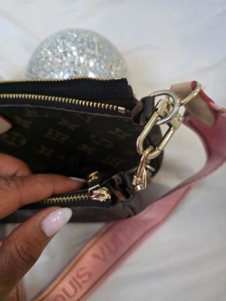Louis Vuitton Pochette Marrone e Rosa