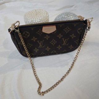 Louis Vuitton Pochette Marrone e Rosa