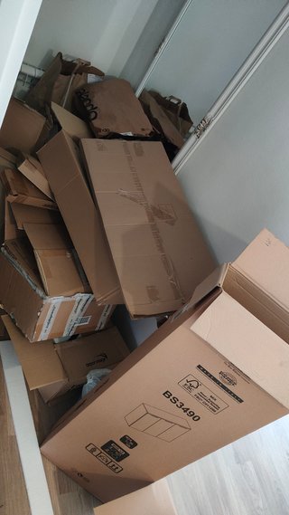 Cajas de cartón para reciclar