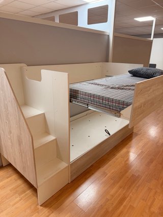 Litera con canapé y cama extraíble