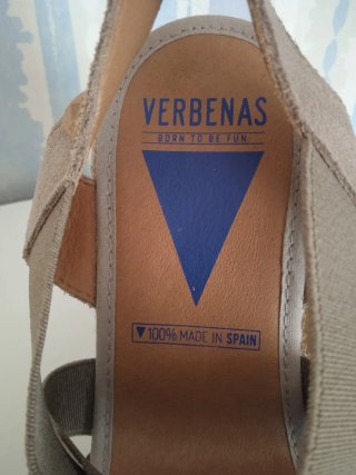 Sandalias cuña Verbenas talla 39